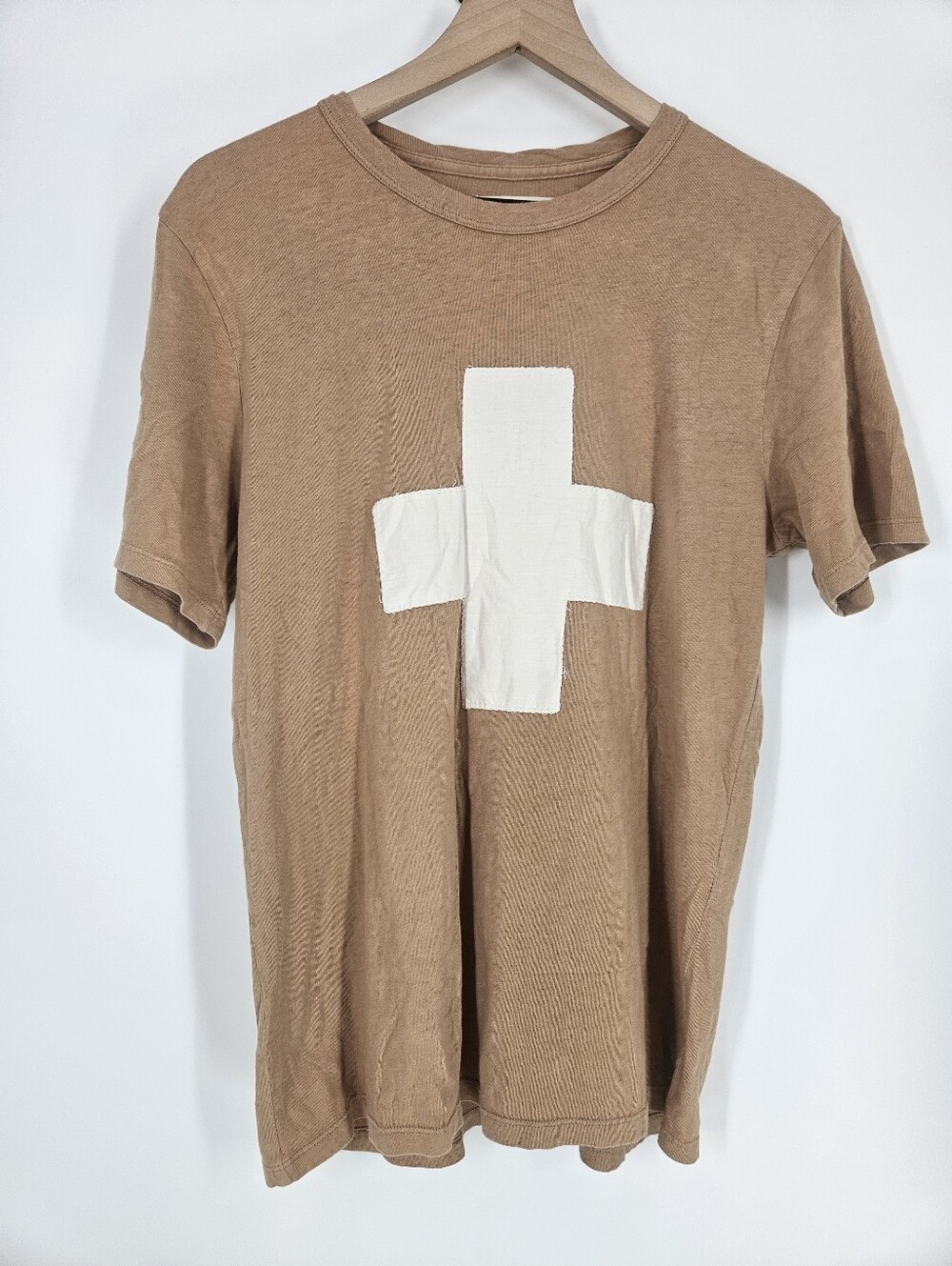 Imogene + Willie Tan The Plus Short Sleeve T-Shirt In Fatigue Brown - Picture 4 of 12